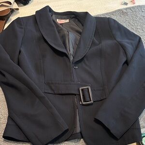 Women's Deep Navy Blazer Jacket